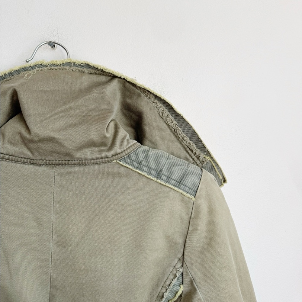 Y2K Diesel Khaki Green Big Collar Jacket - Picture 7 of 7